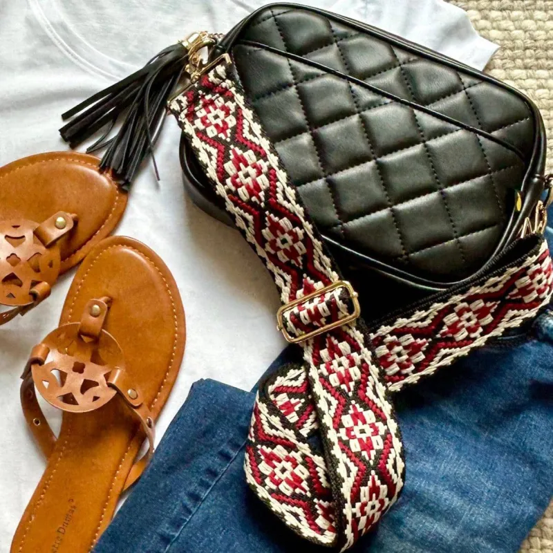 Quilted Courtney Crossbody | Choose Your Strap made by Threaded Pear