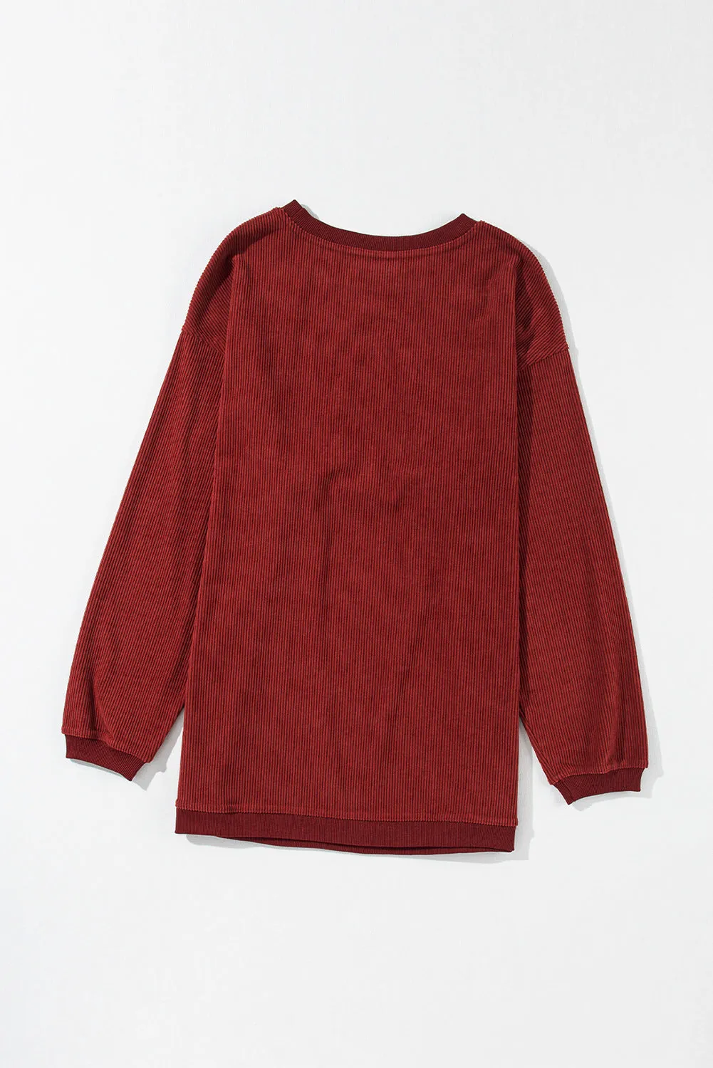 Araceli Ribbed Corduroy Oversized Sweatshirt sold by Threaded Pear product image thumbnail 4