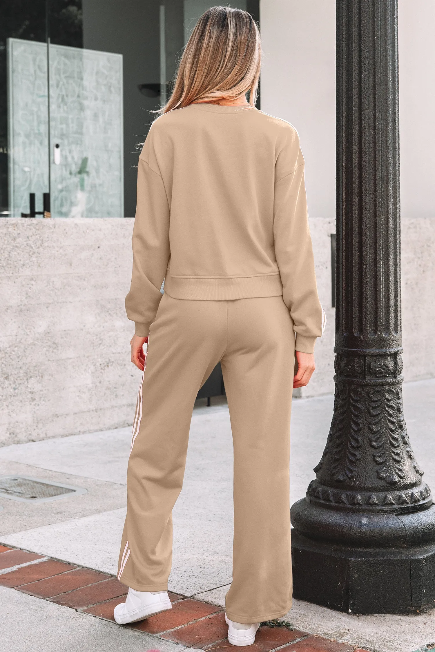 Taylor Striped Detail Crewneck Pullover sold by Threaded Pear product image thumbnail 2