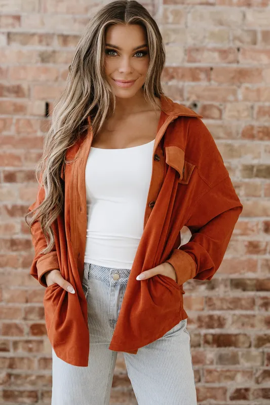 Andrea Drop Shoulder Casual Shacket made by Threaded Pear