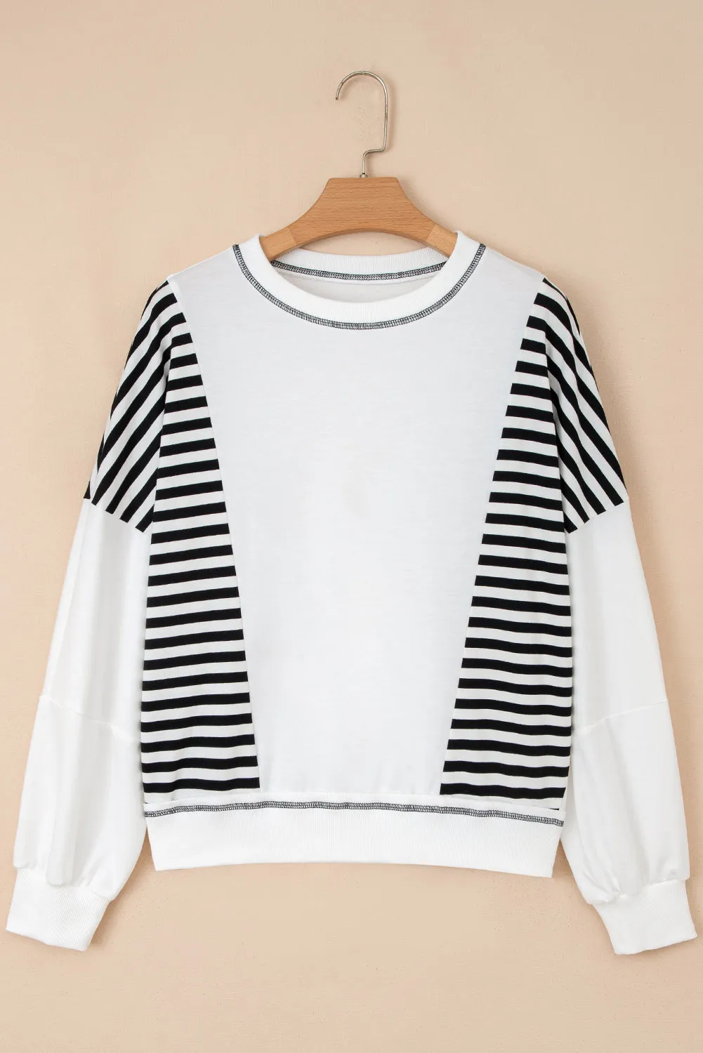 Clare Contrast Stitching Oversize Sweatshirt sold by Threaded Pear product image thumbnail 5