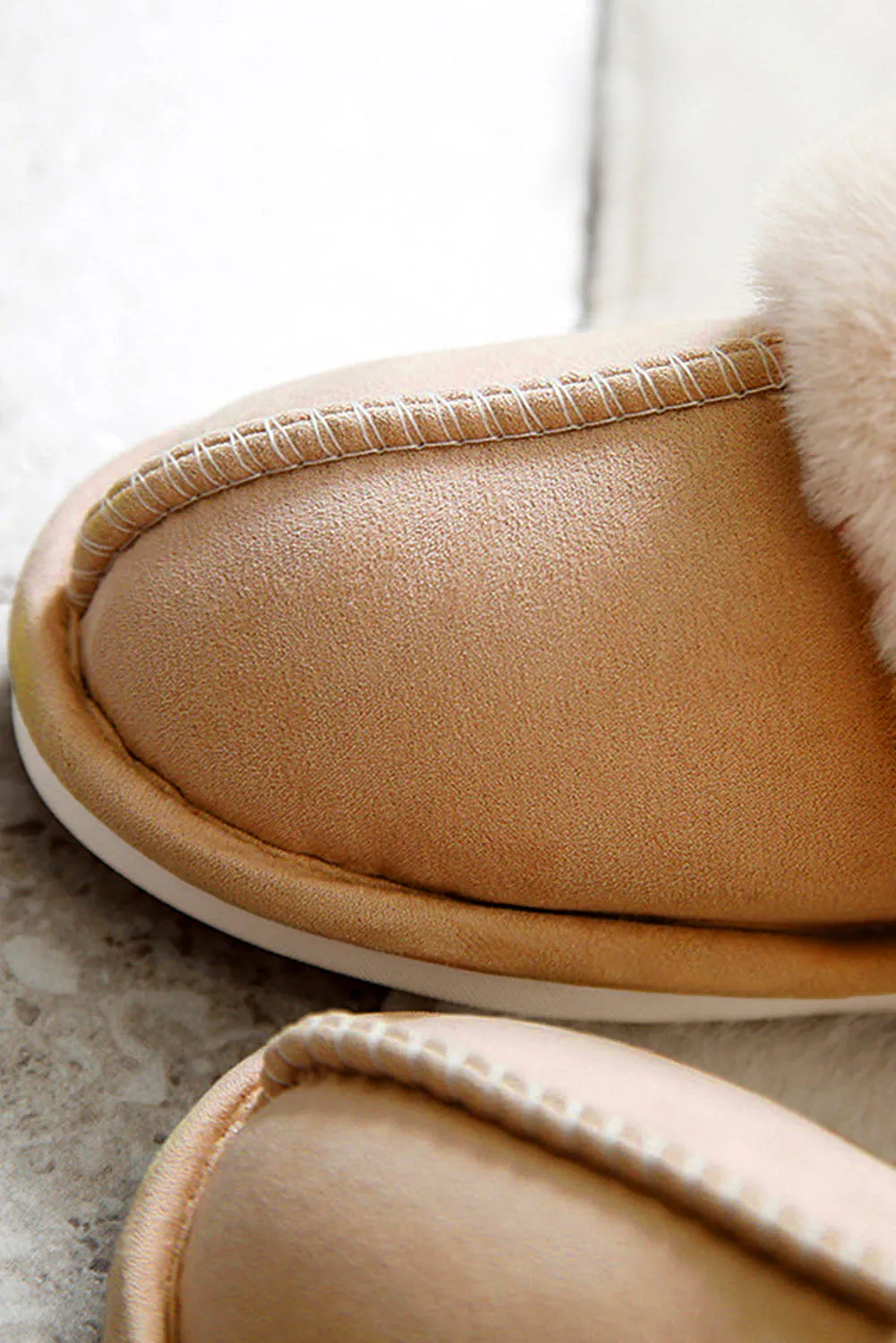 Molly Plush Suede Winter Home Slippers sold by Threaded Pear product image thumbnail 4