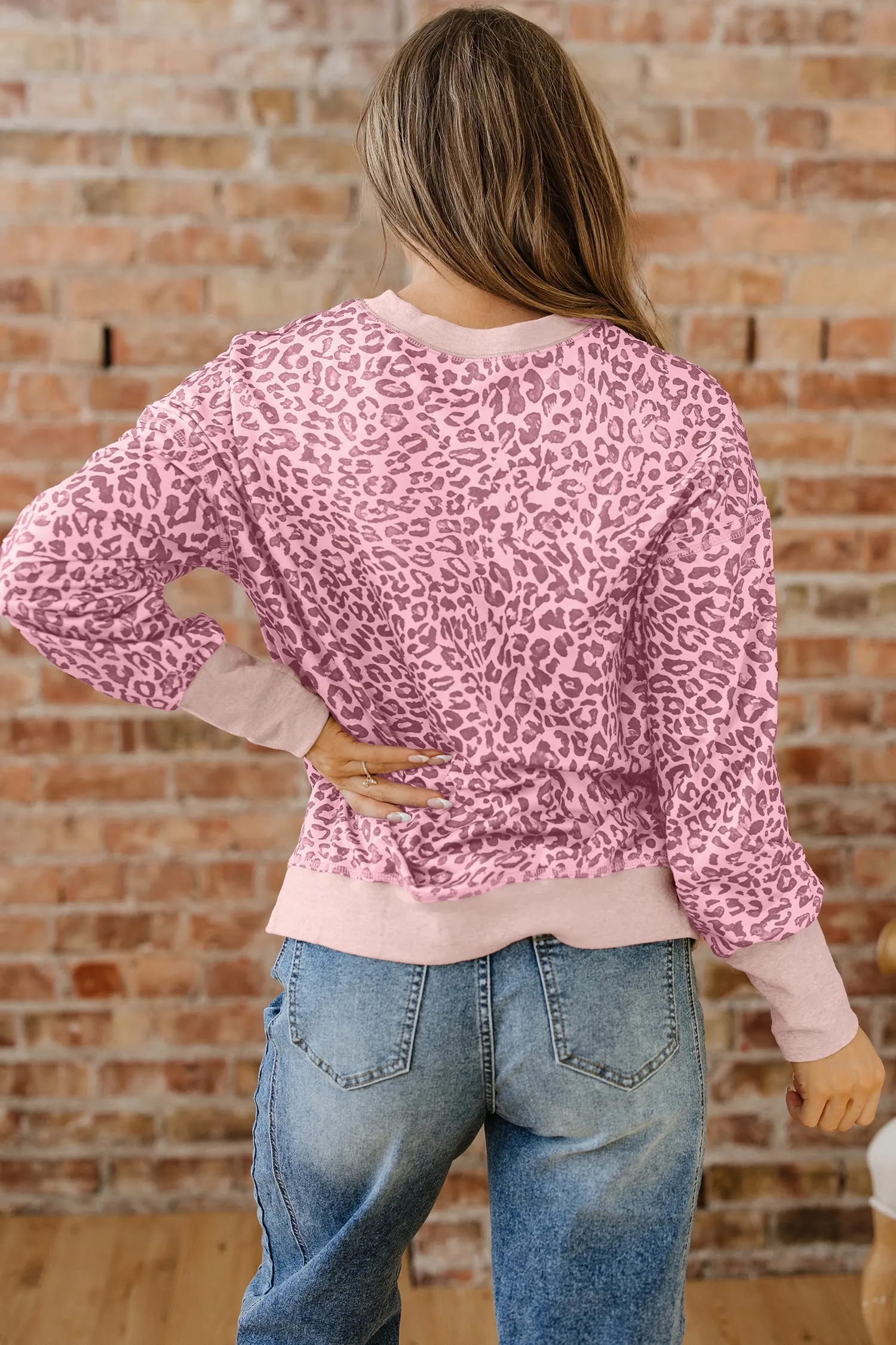 Wrenlee Print Patchwork Sweatshirt sold by Threaded Pear product image thumbnail 2