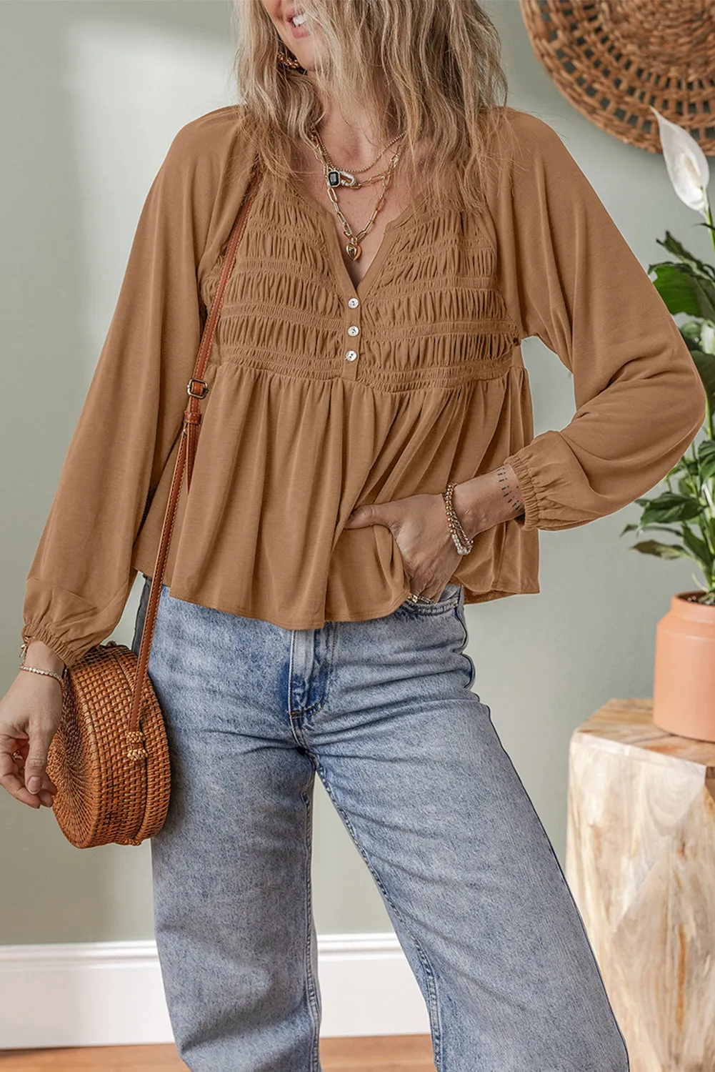 Elodie Bust Flow Fit Blouse sold by Threaded Pear product image thumbnail 4