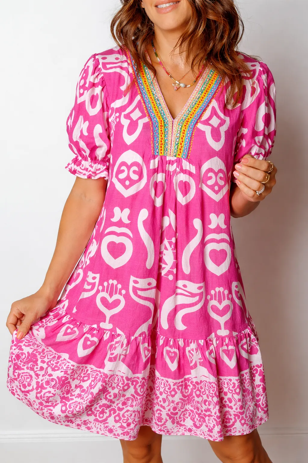 Alaia Short Sleeve Flared Dress sold by Threaded Pear