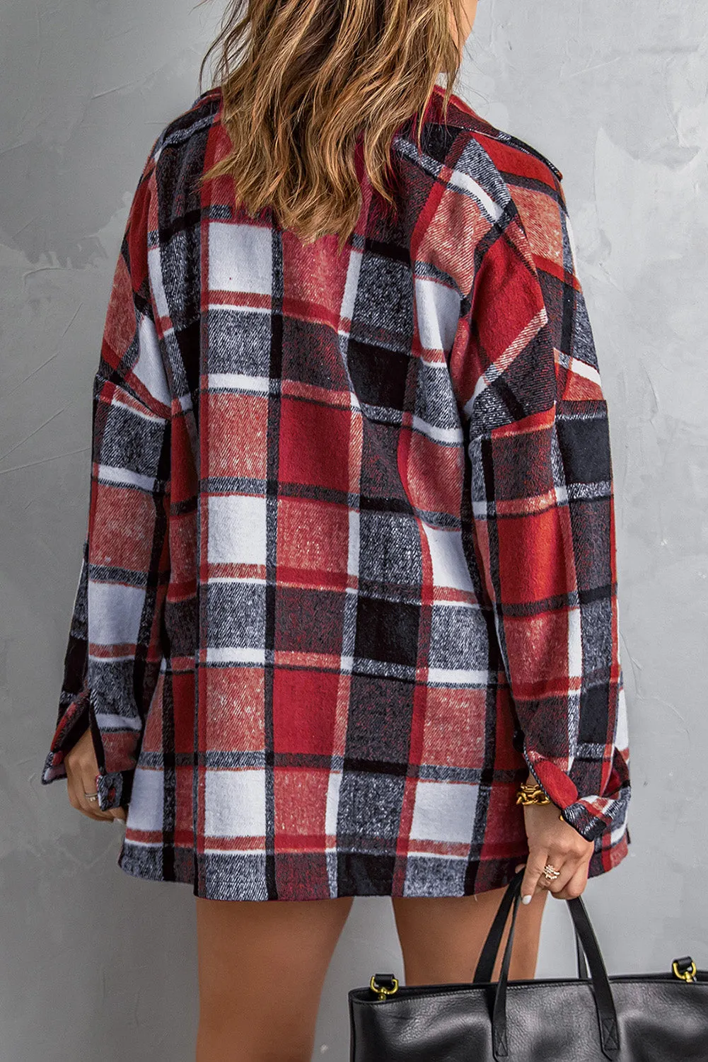 Rowan Fiery Plaid Print Shirt sold by Threaded Pear product image thumbnail 2