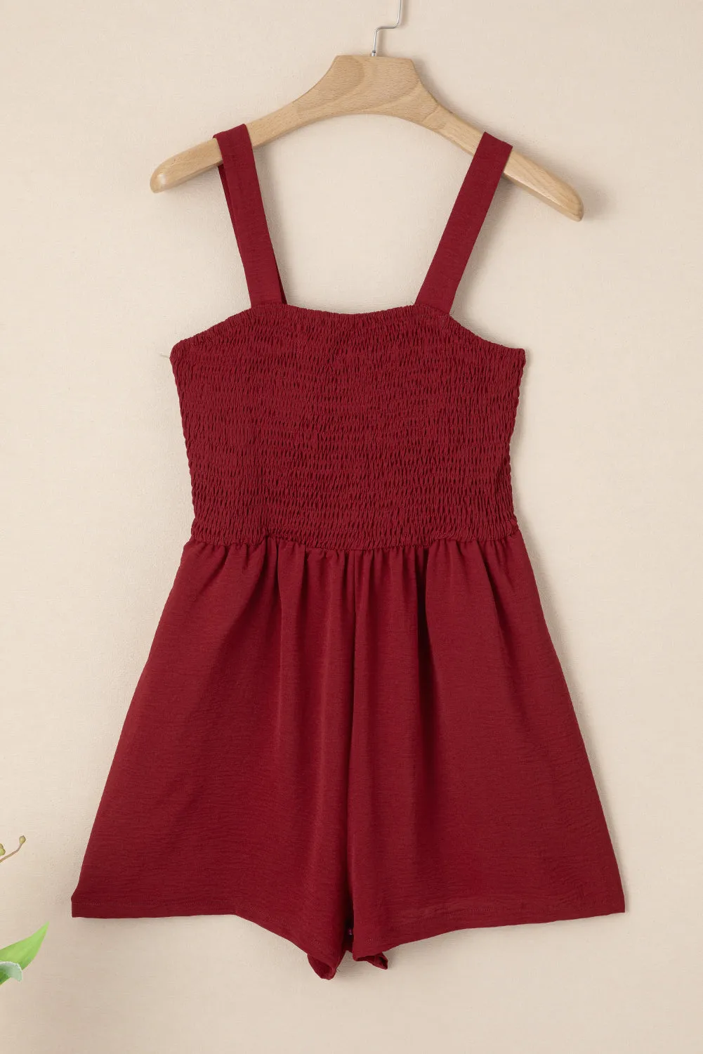 Marlowe Casual Smocked Sleeveless Romper sold by Threaded Pear product image thumbnail 4