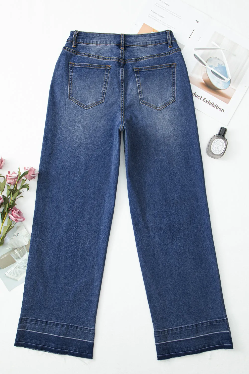 Kamiyah High Rise Loose Jeans sold by Threaded Pear product image thumbnail 4