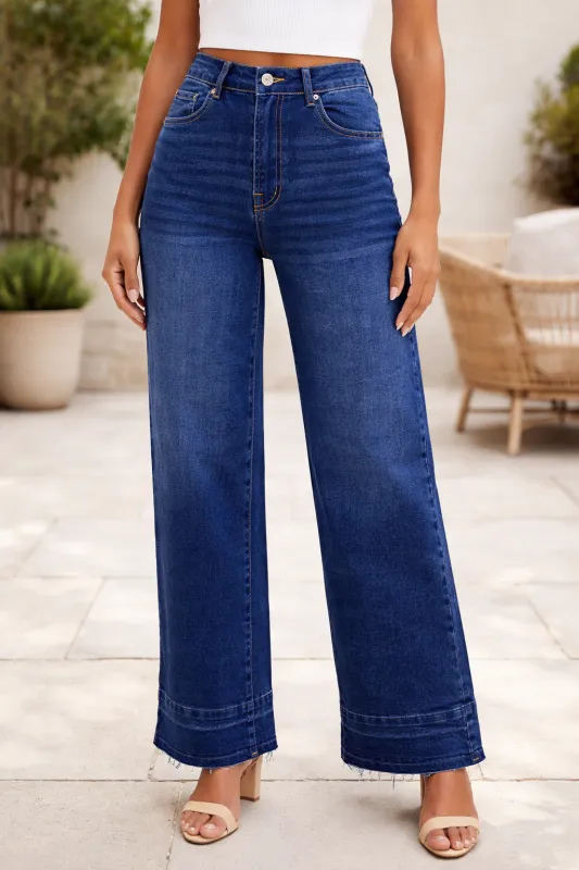 Kamiyah High Rise Loose Jeans sold by Threaded Pear