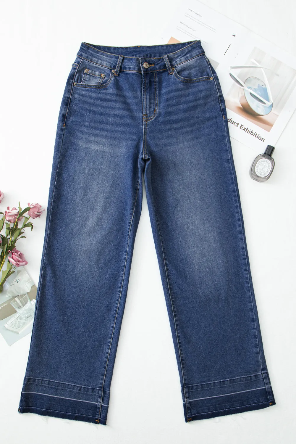 Kamiyah High Rise Loose Jeans sold by Threaded Pear product image thumbnail 3