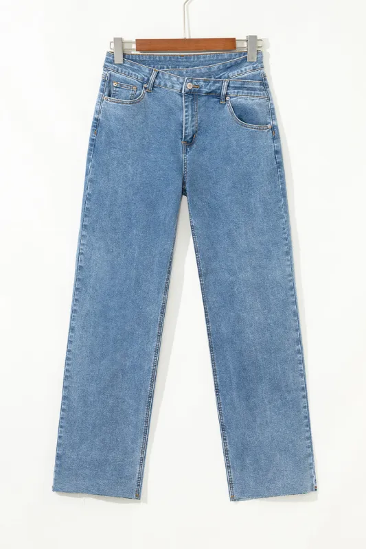 Stella Waist Wide Leg Jeans made by Threaded Pear