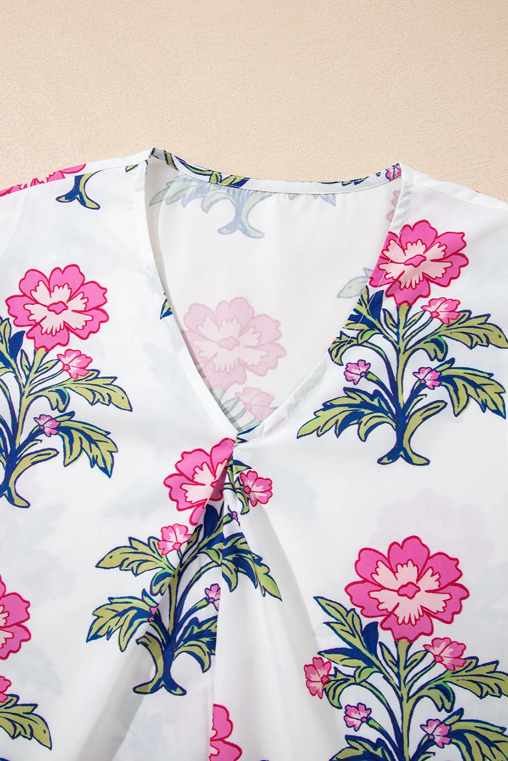 Mae Knot Bubble Sleeve Blouse sold by Threaded Pear product image thumbnail 3