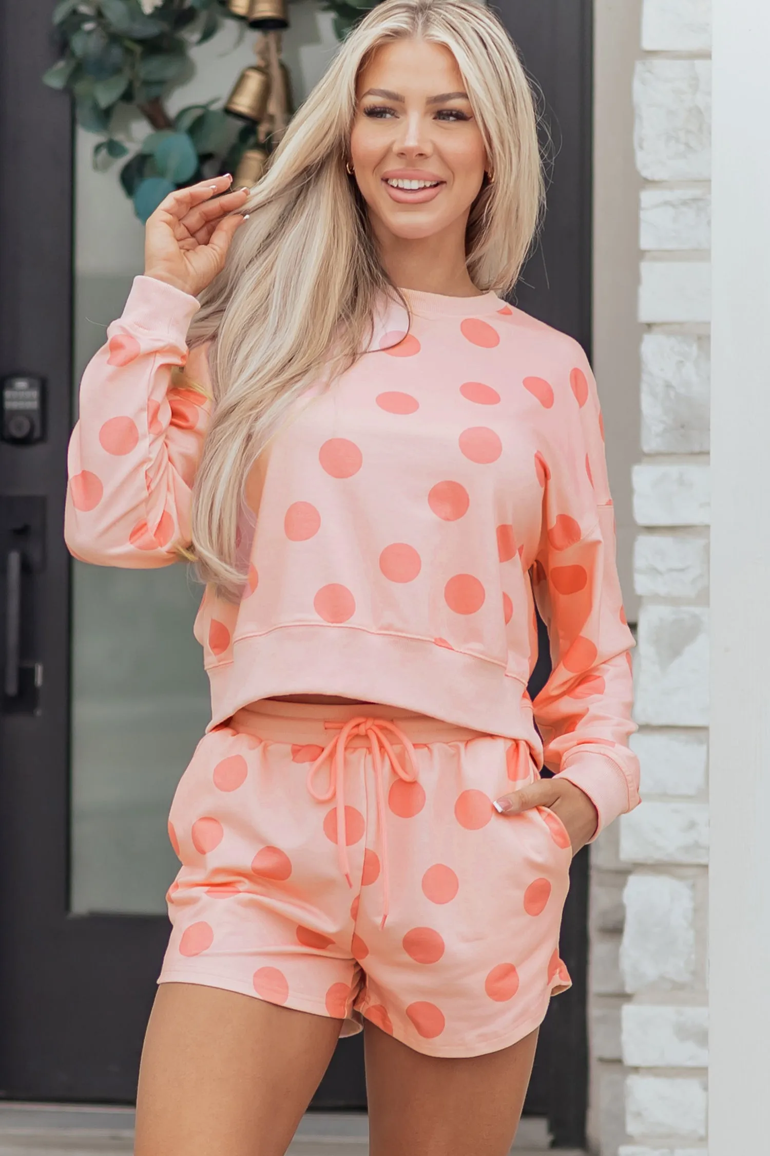 Aadhya Shoulder Pullover Drawstring Shorts sold by Threaded Pear product image thumbnail 5