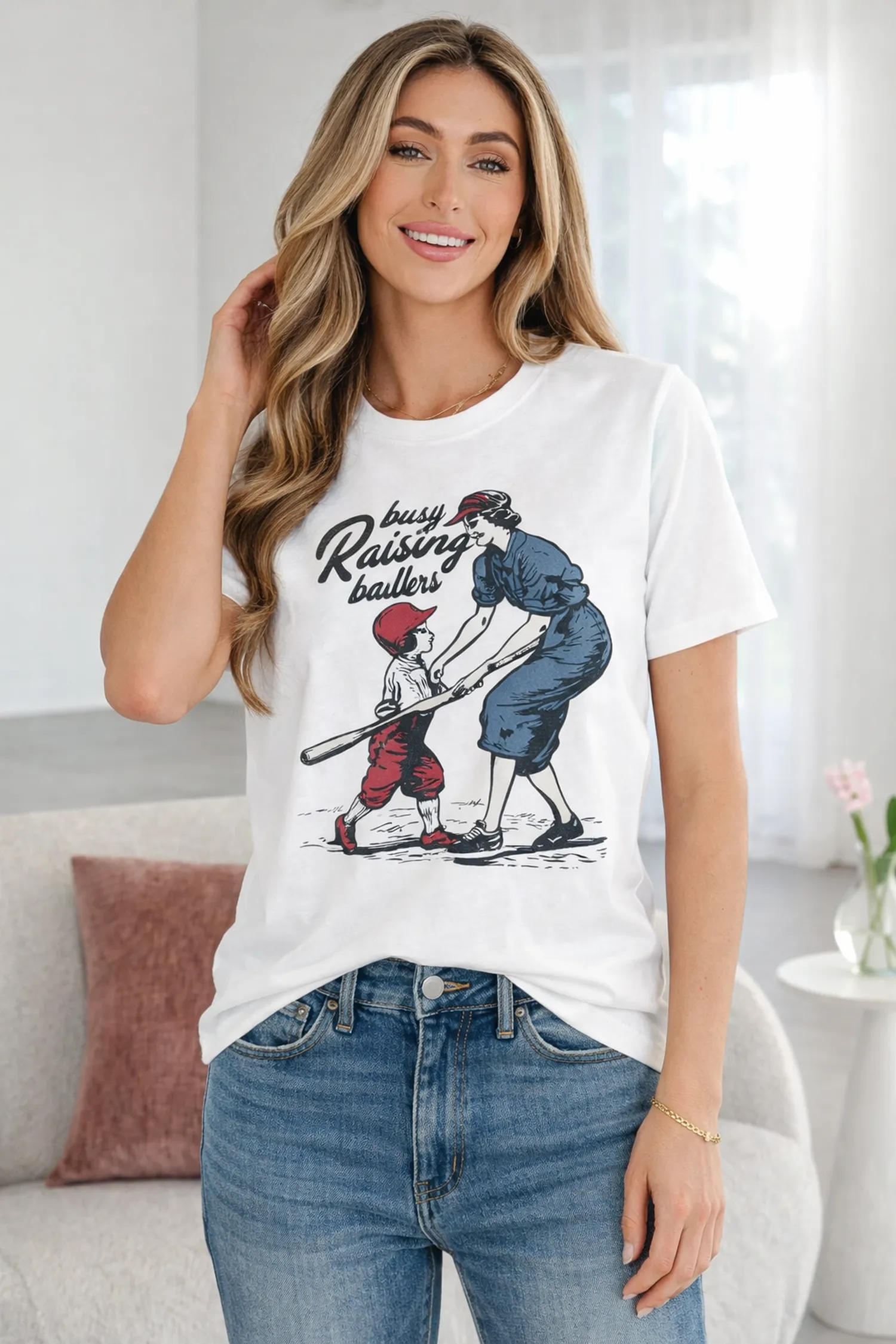 Tilly Ballers Cool Mom Tee sold by Threaded Pear product image thumbnail 4