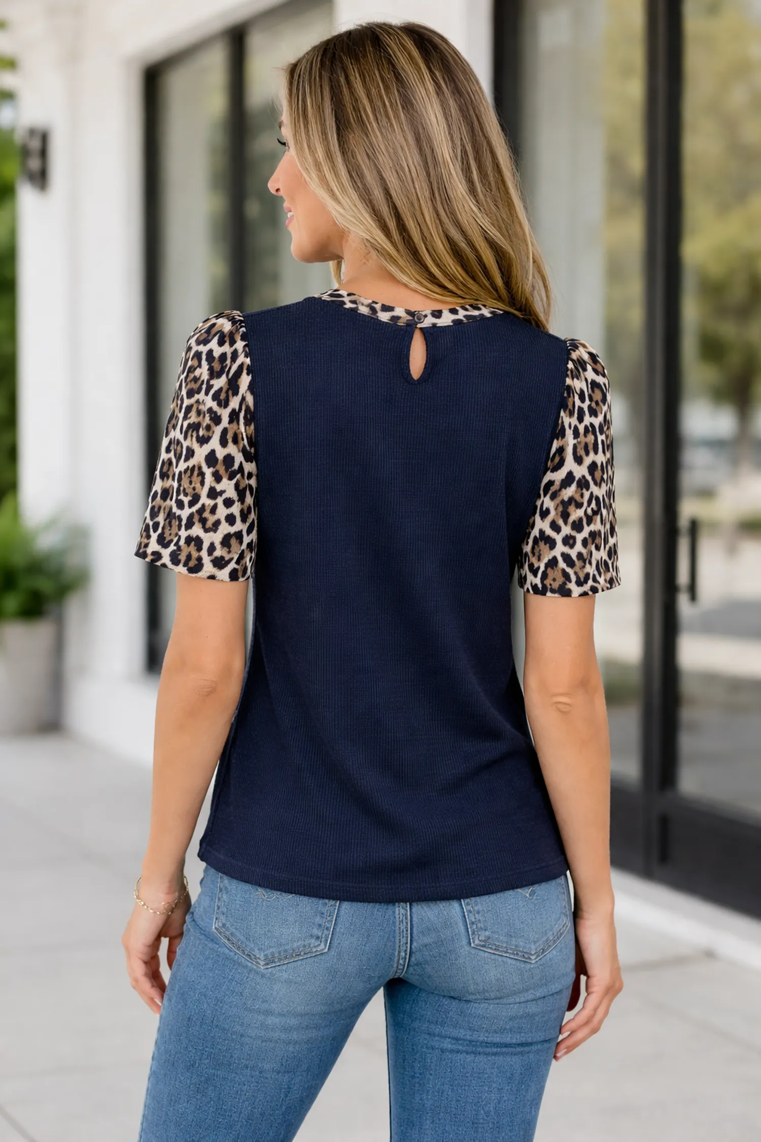 Ayra Patchwork Short Sleeve Top sold by Threaded Pear product image thumbnail 2