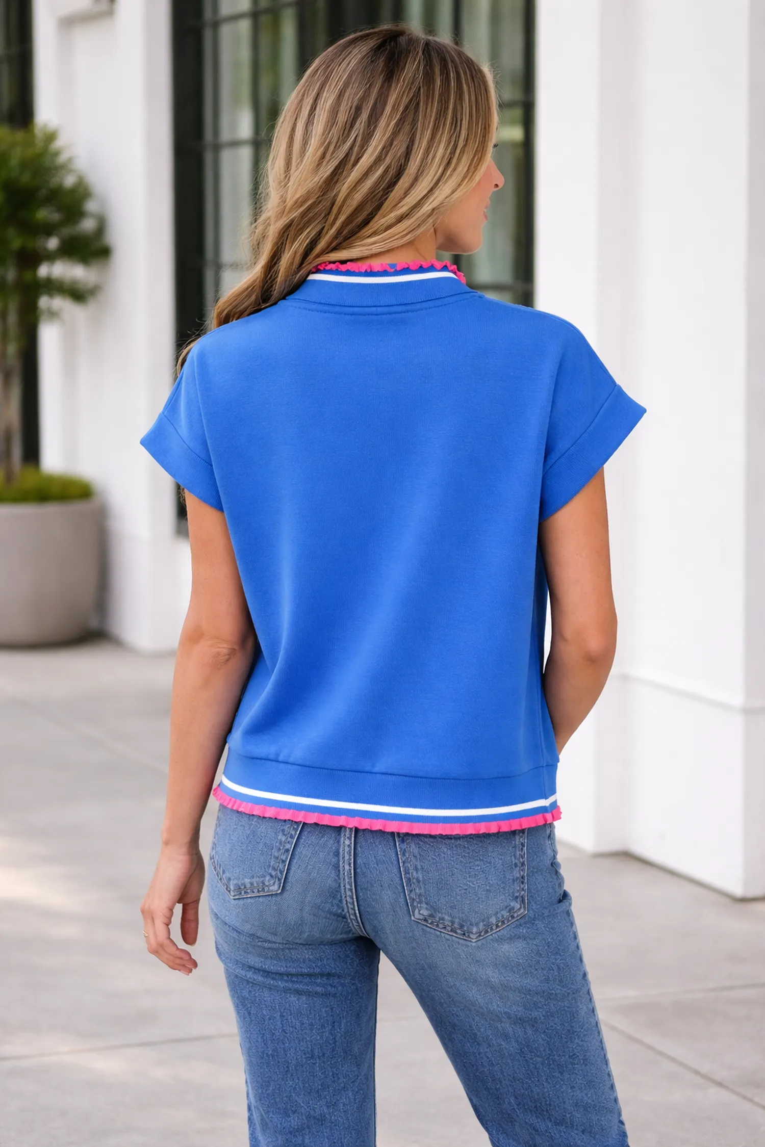 Averie Short Sleeve Knit Top sold by Threaded Pear product image thumbnail 2