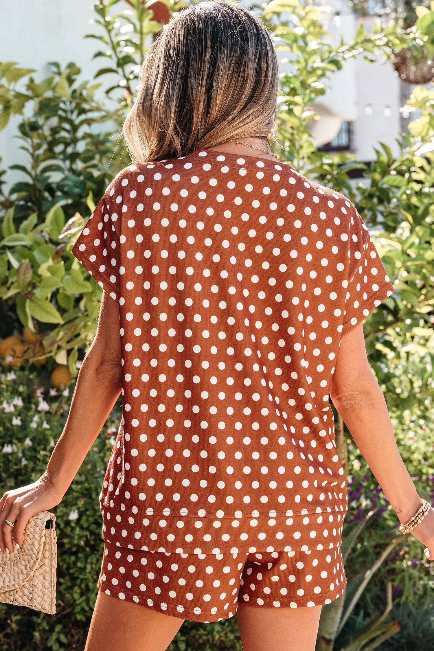 Ruthie Dot Print Short Set sold by Threaded Pear product image thumbnail 2