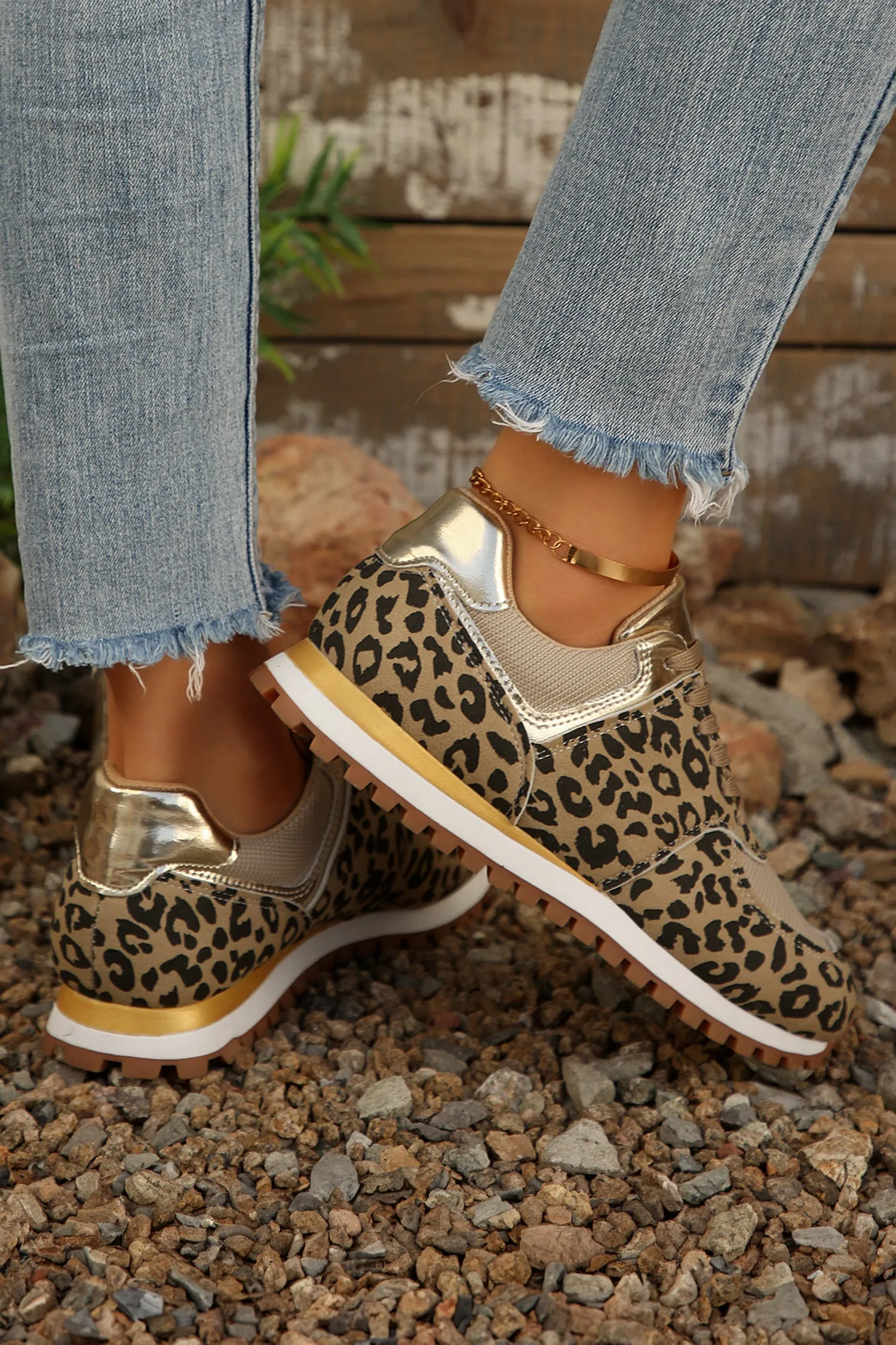 Romy Patchwork Lace Up Sneakers sold by Threaded Pear product image thumbnail 2
