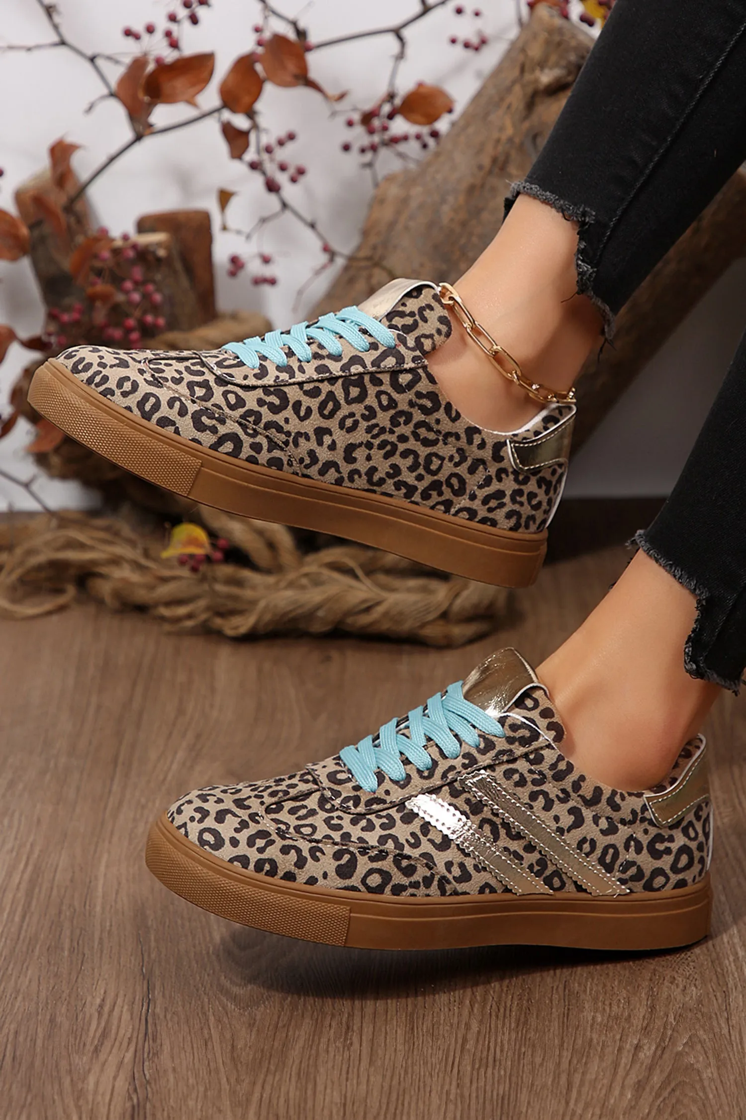 Harmony Detail Lace Up Sneakers sold by Threaded Pear product image thumbnail 5