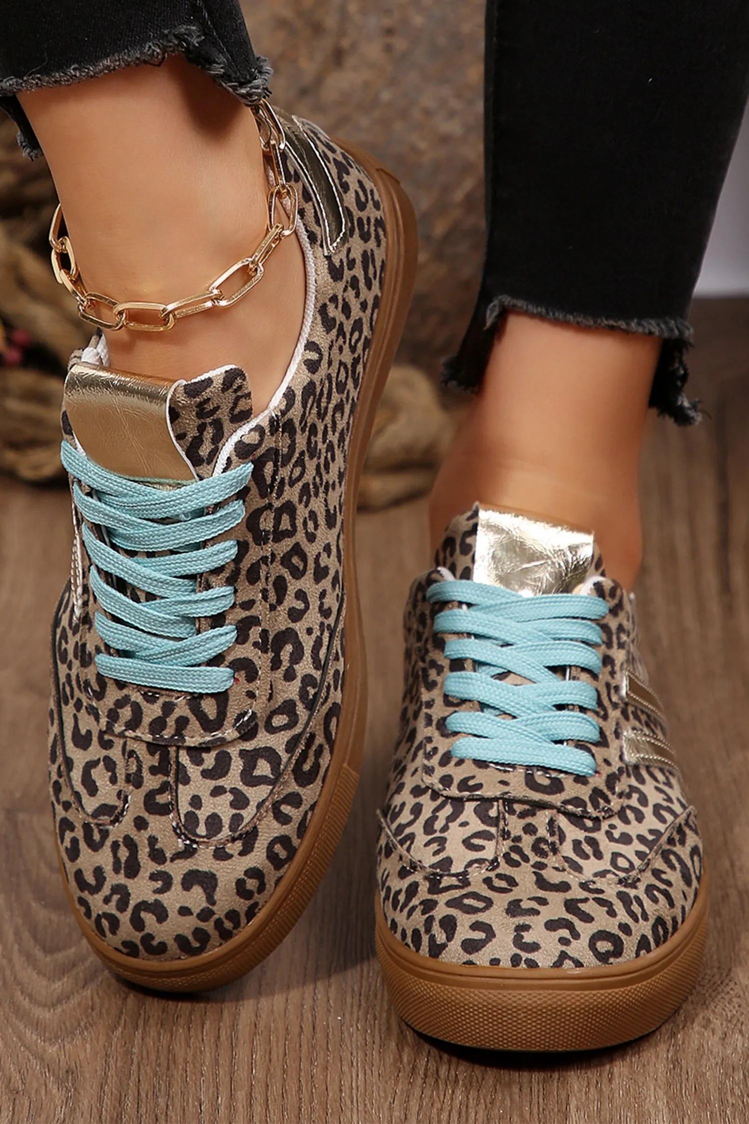Harmony Detail Lace Up Sneakers sold by Threaded Pear product image thumbnail 2