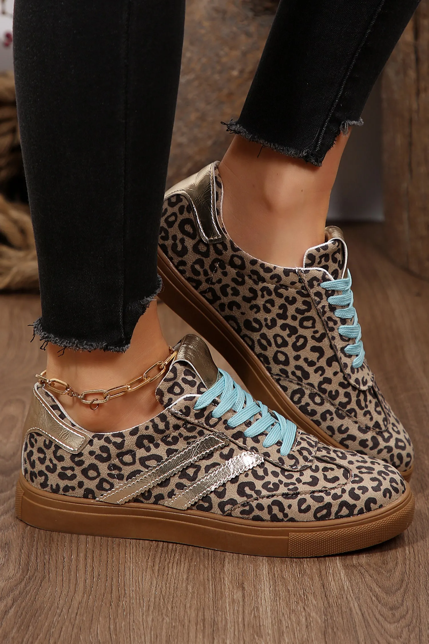 Harmony Detail Lace Up Sneakers sold by Threaded Pear product image thumbnail 3