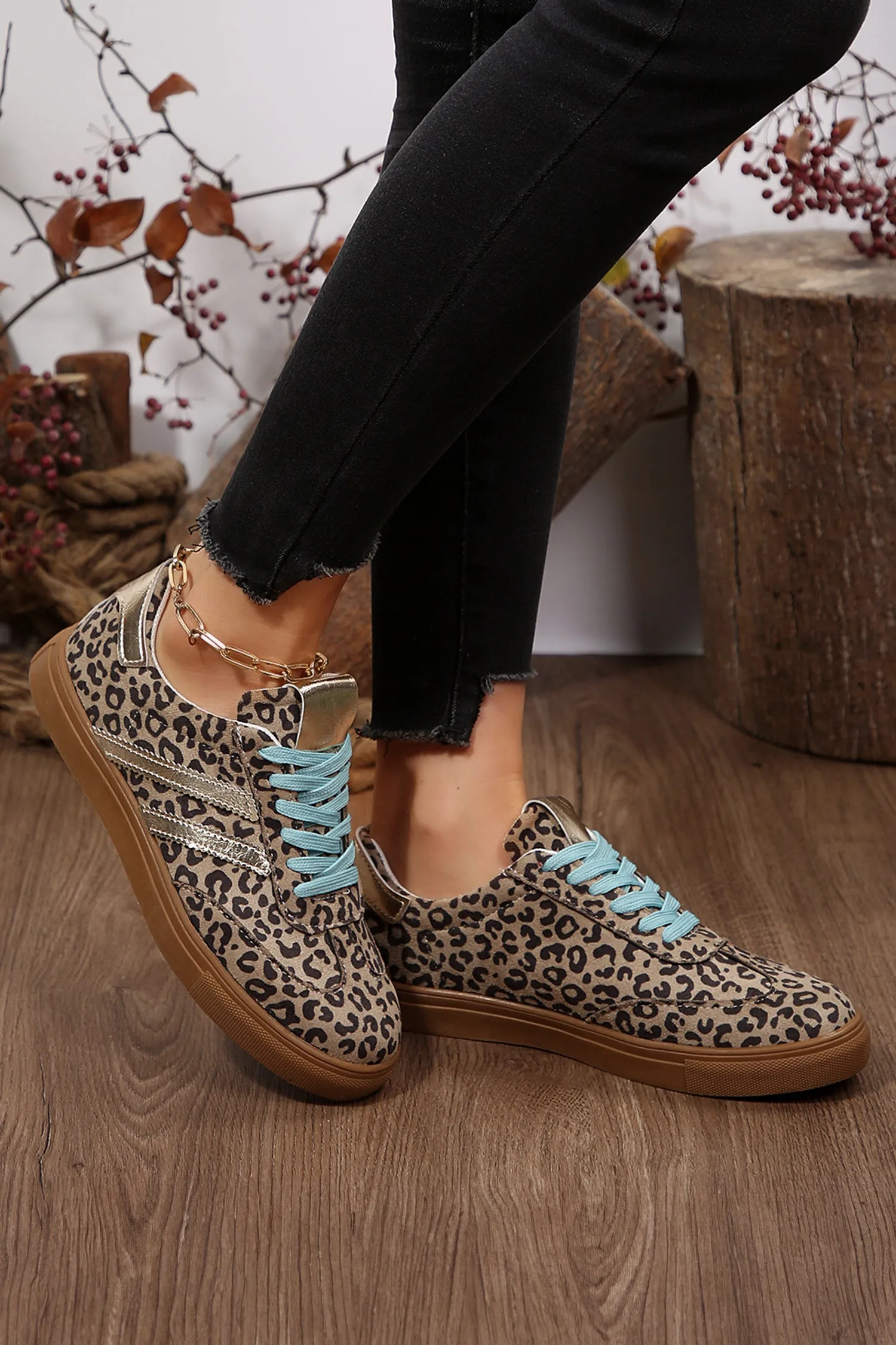 Harmony Detail Lace Up Sneakers sold by Threaded Pear product image thumbnail 4