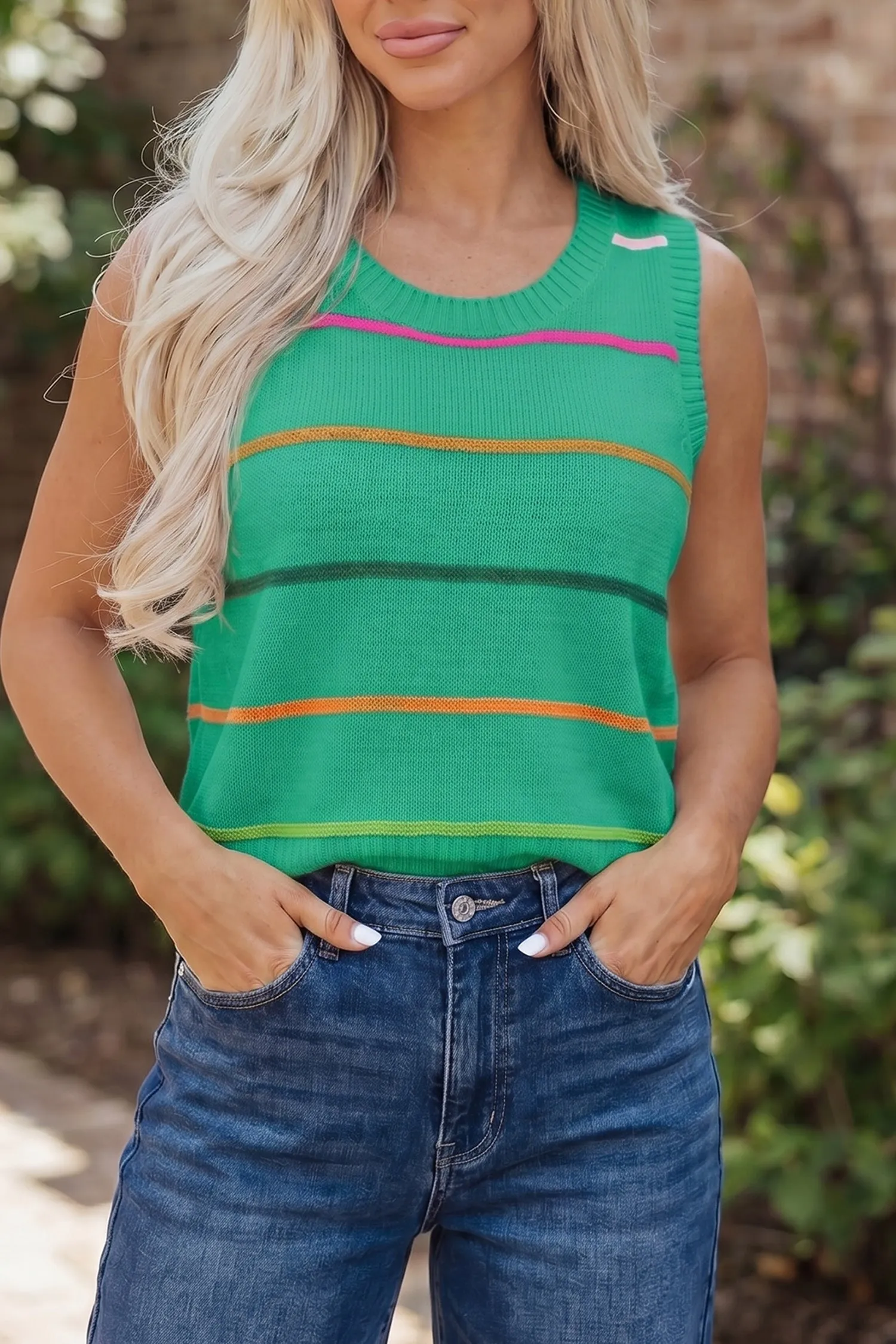 Gracie Stripe Knitted Sweater sold by Threaded Pear product image thumbnail 3