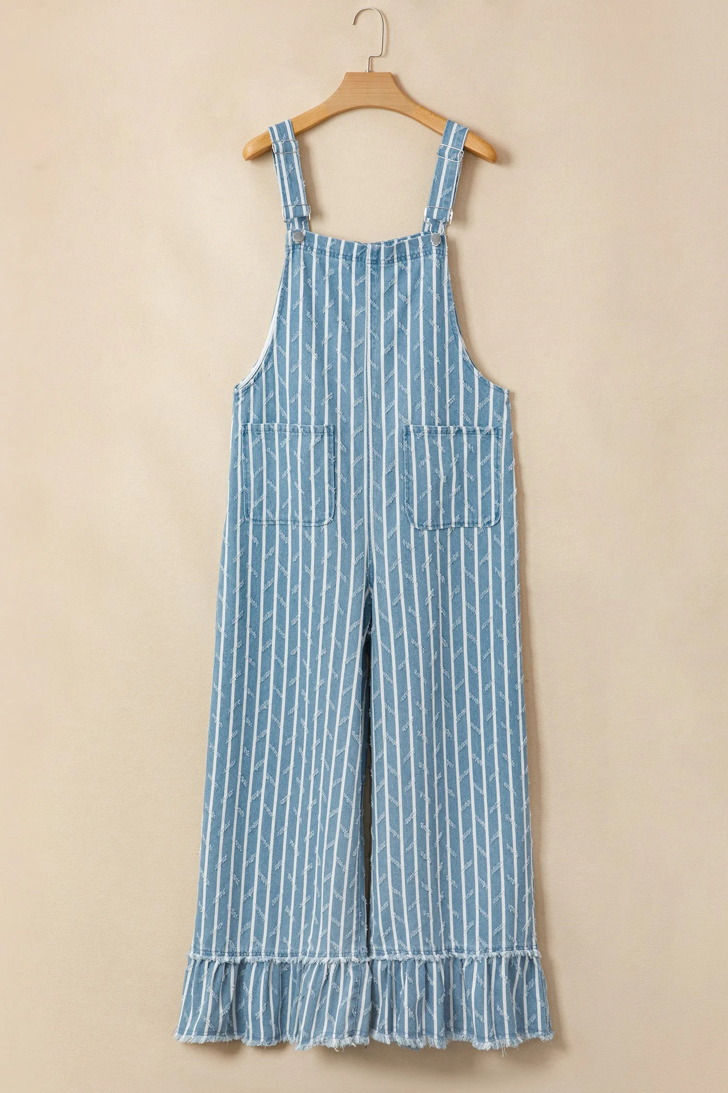 Angel Ruffled Wide Leg Overalls sold by Threaded Pear product image thumbnail 2