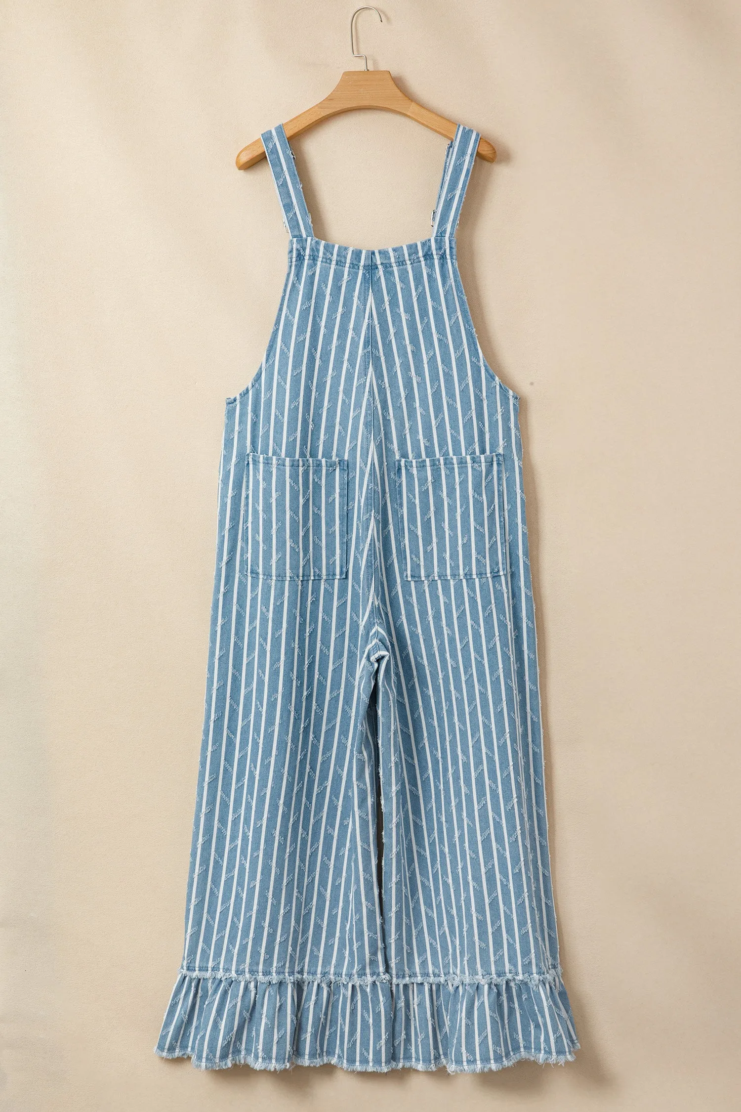 Angel Ruffled Wide Leg Overalls sold by Threaded Pear product image thumbnail 3
