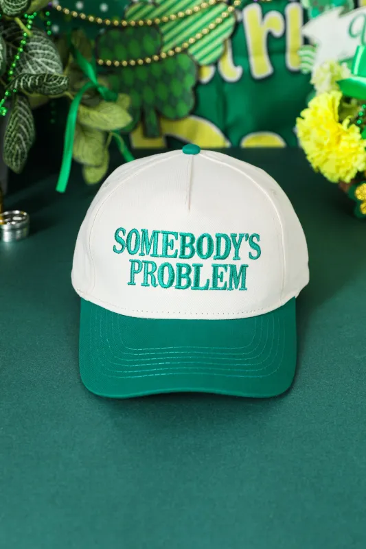SOMEBODY'S PROBLEM Baseball Cap made by Threaded Pear