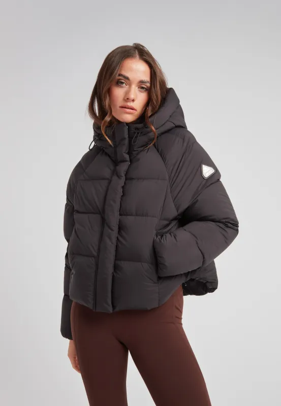 Cloud Crop Down Puffer Jacket Black sold by JACK1T