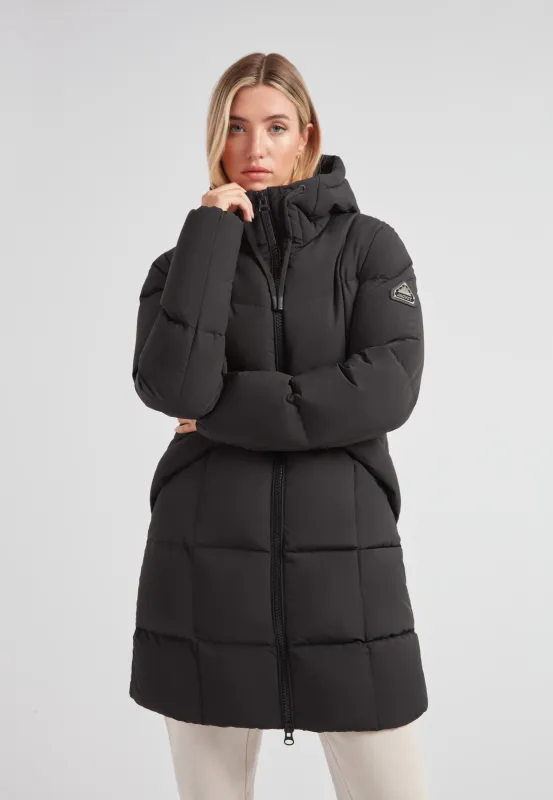 Black Star Puffer Down Coat Black sold by JACK1T