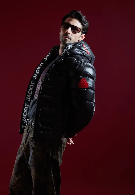 R4D Tramline Puffer Racer Jacket Lux Black sold by JACK1T