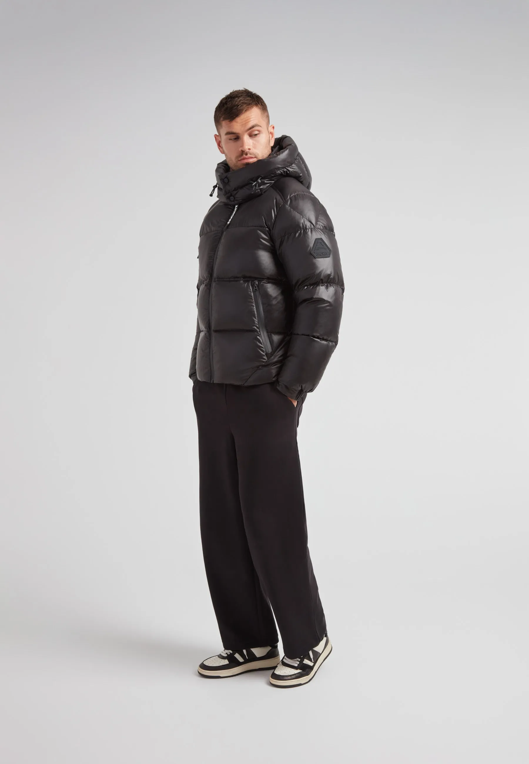 EZ Water Puffer Racer Jacket Lux Black sold by JACK1T product image thumbnail 5