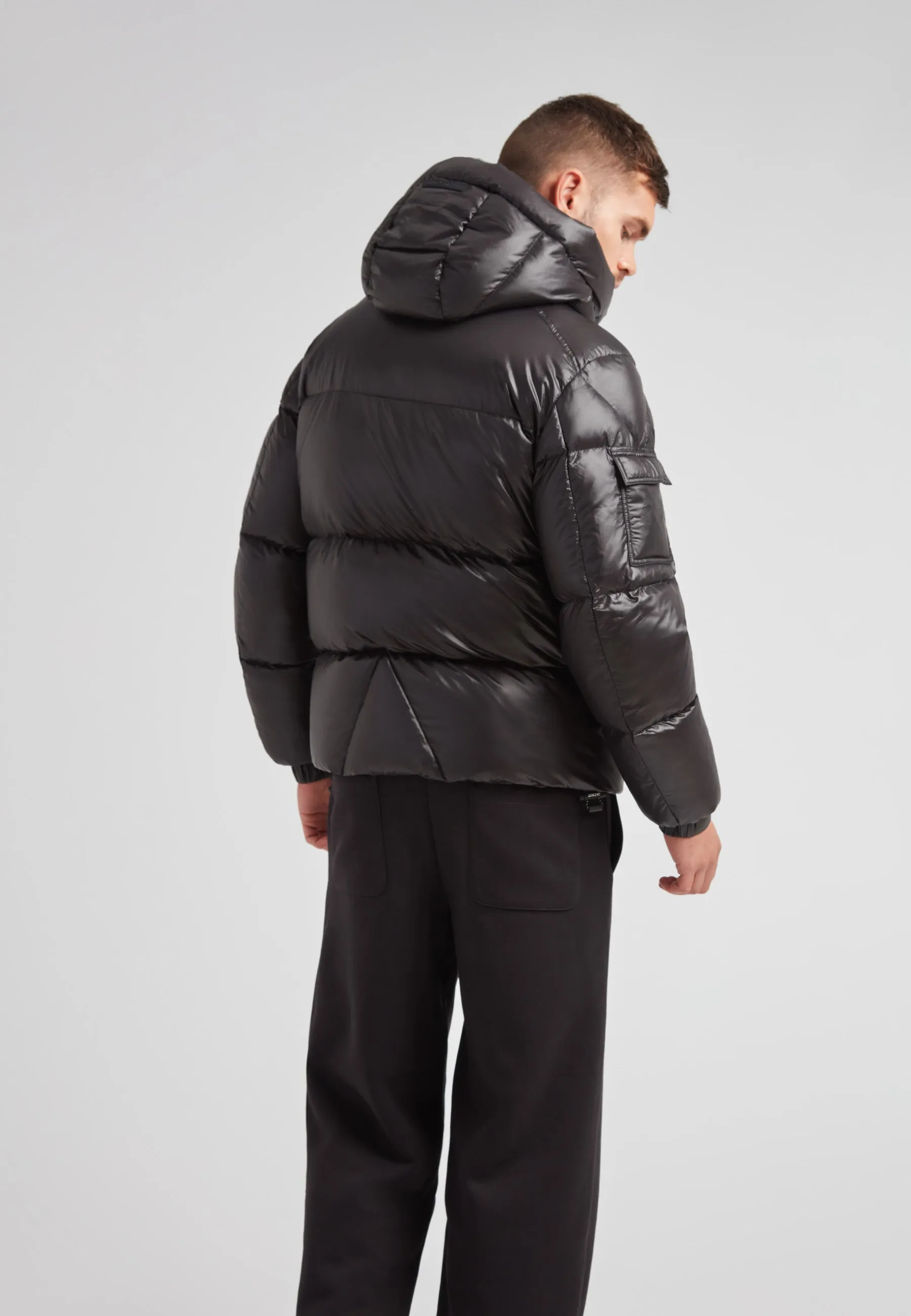 EZ Water Puffer Racer Jacket Lux Black sold by JACK1T product image thumbnail 2