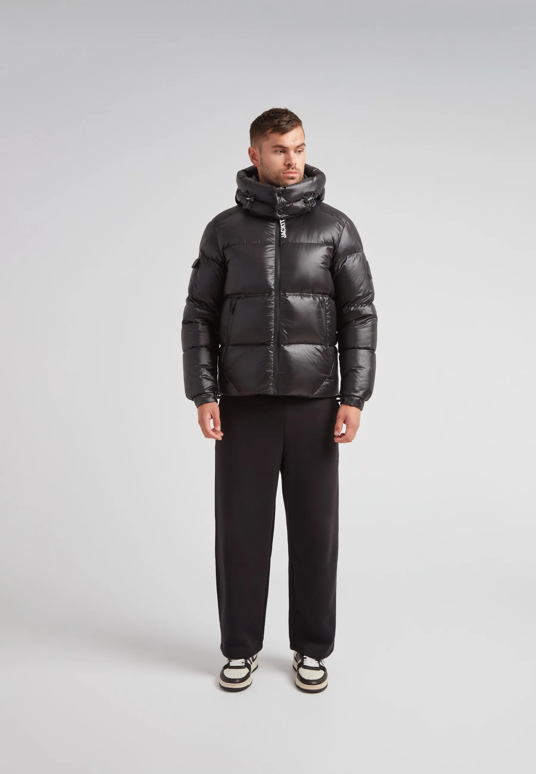 EZ Water Puffer Racer Jacket Lux Black sold by JACK1T product image thumbnail 3