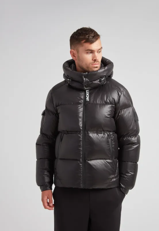 EZ Water Puffer Racer Jacket Lux Black sold by JACK1T