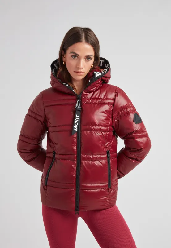 R4D Tramline Puffer Racer Jacket Lux Cranberry sold by JACK1T
