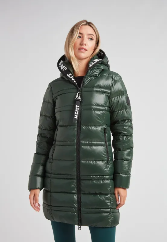 R4D Tramline Down Coat Lux Emerald sold by JACK1T