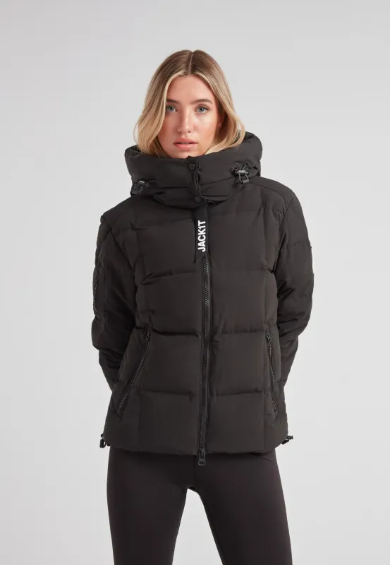 EZ Boxed Racer Down Puffer Jacket Matt Black sold by JACK1T