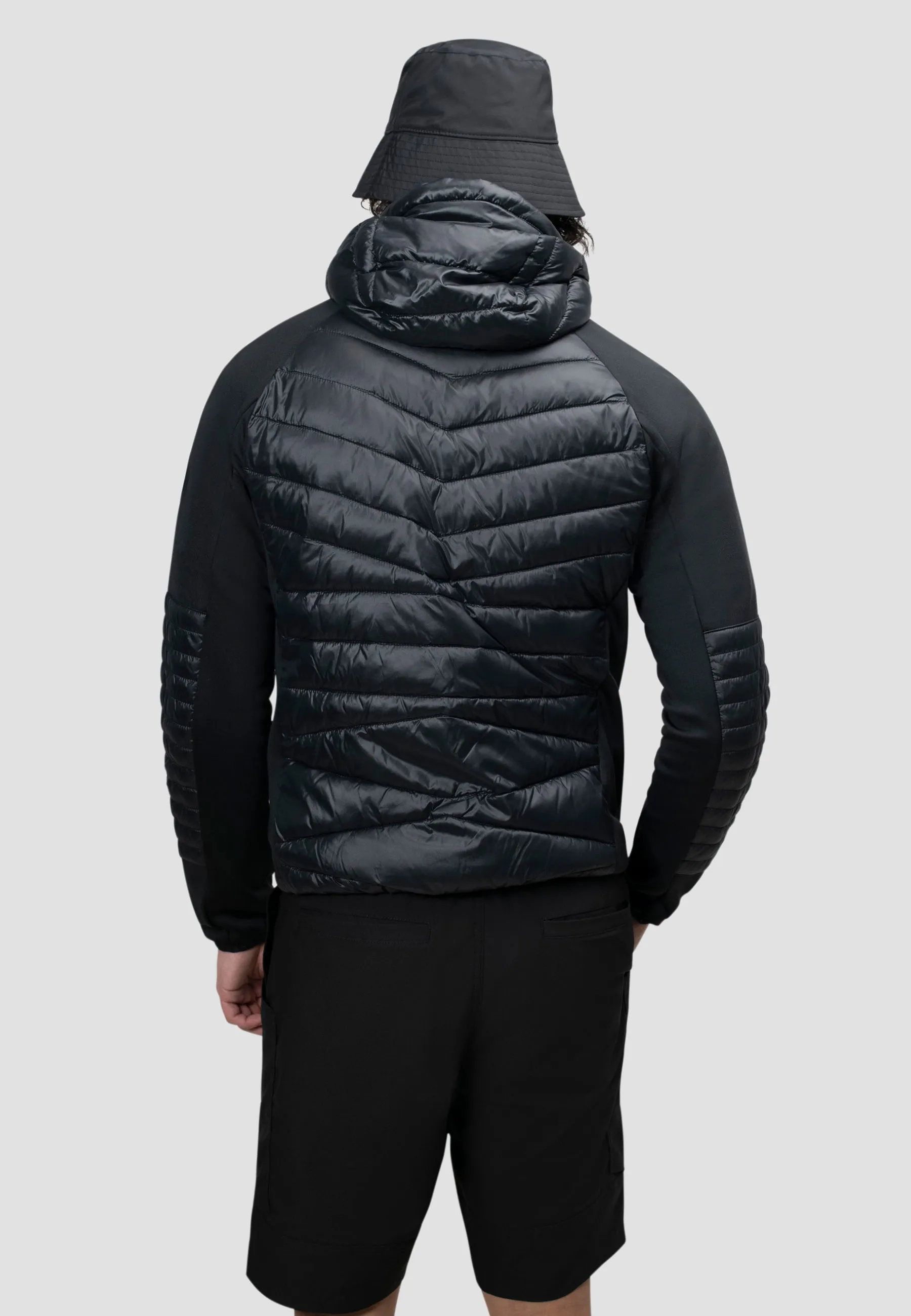Titan Hybrid Hooded Jacket Black sold by JACK1T product image thumbnail 2