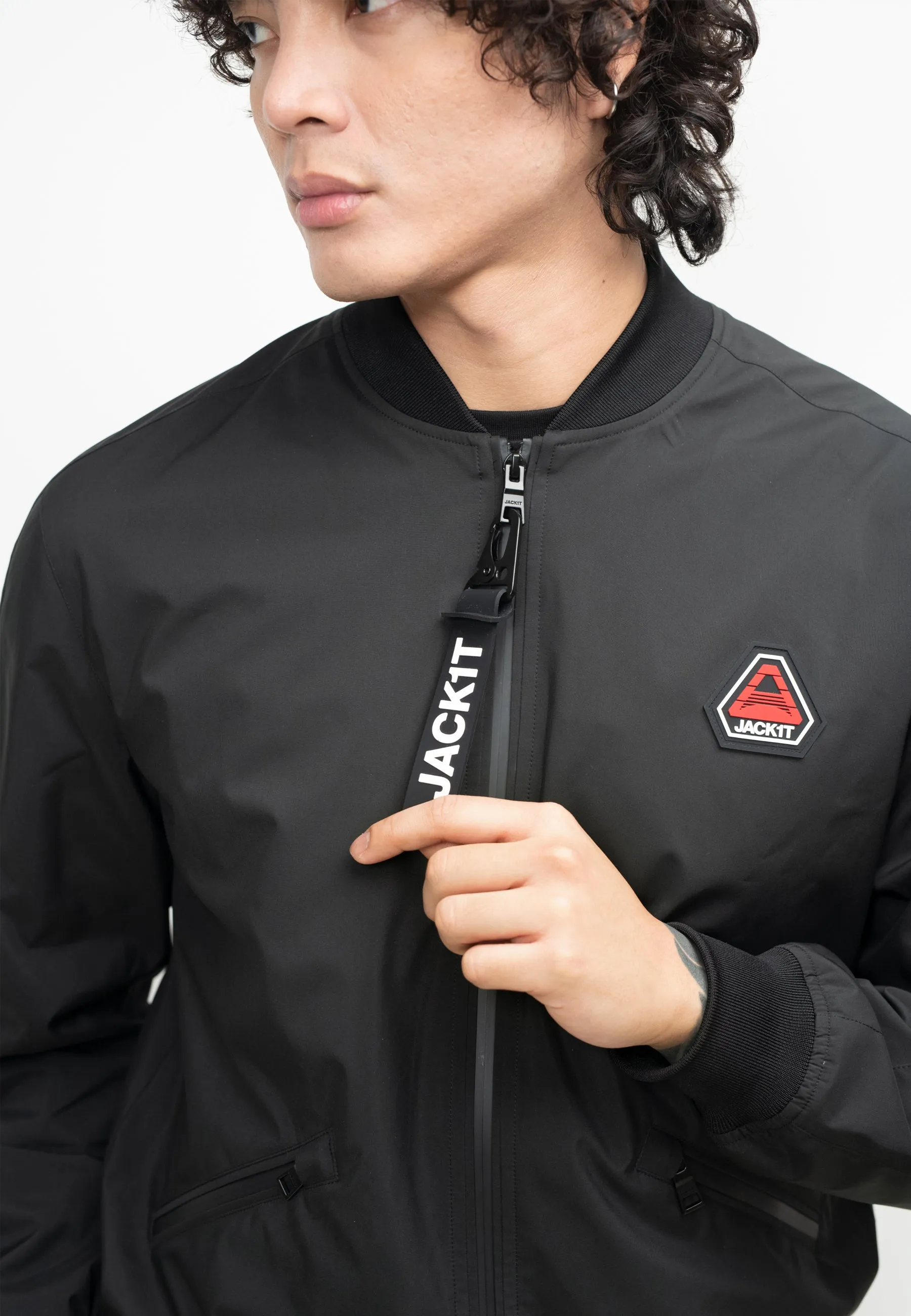 Oberon Tech Bomber Jacket Black sold by JACK1T product image thumbnail 5