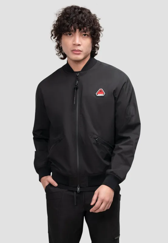 Oberon Tech Bomber Jacket Black made by JACK1T