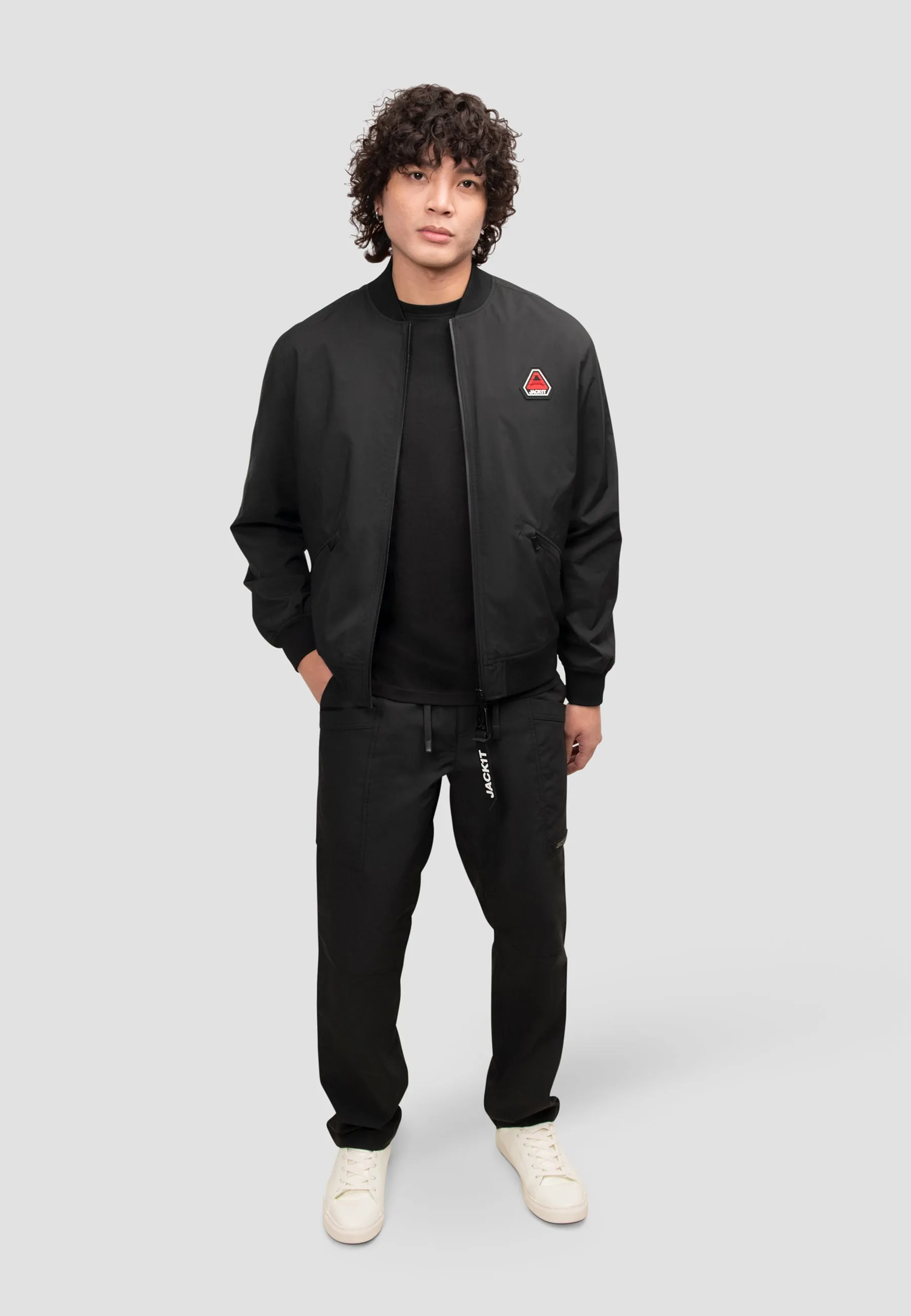 Oberon Tech Bomber Jacket Black sold by JACK1T product image thumbnail 3