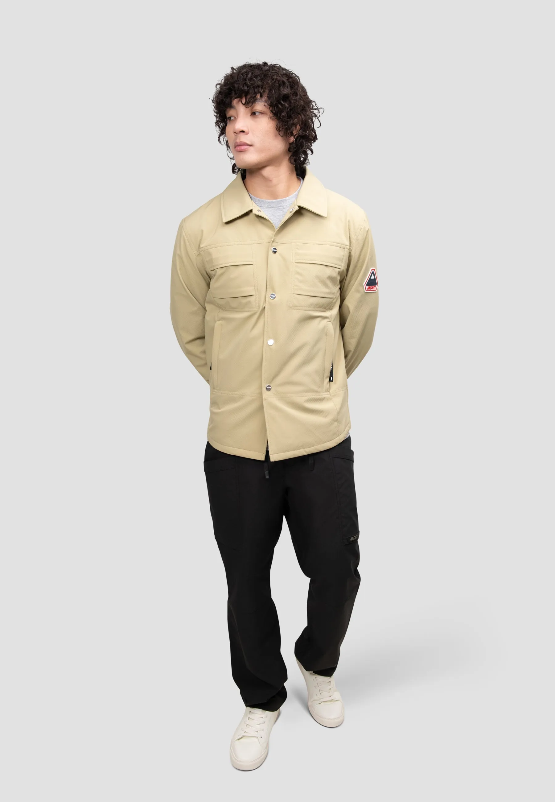 Eden Shirt Jacket Sand sold by JACK1T product image thumbnail 3