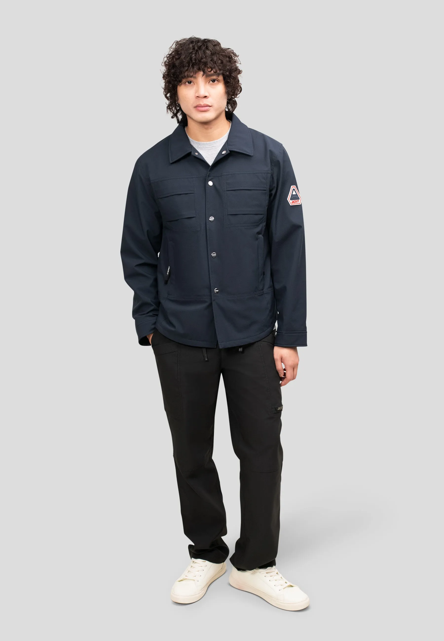 Eden Shirt Jacket Navy sold by JACK1T product image thumbnail 3