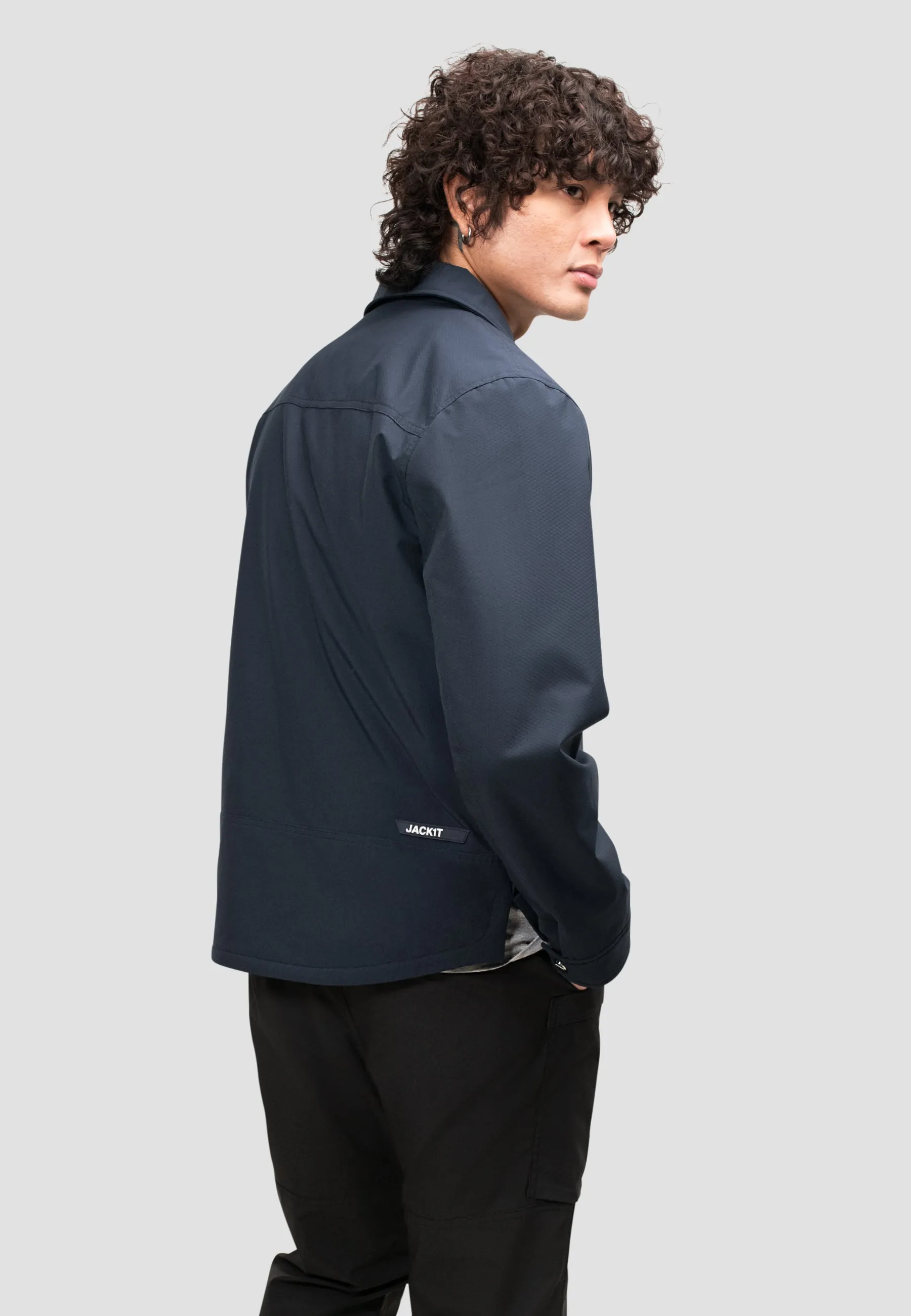Eden Shirt Jacket Navy sold by JACK1T product image thumbnail 2