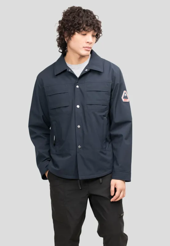 Eden Shirt Jacket Navy made by JACK1T