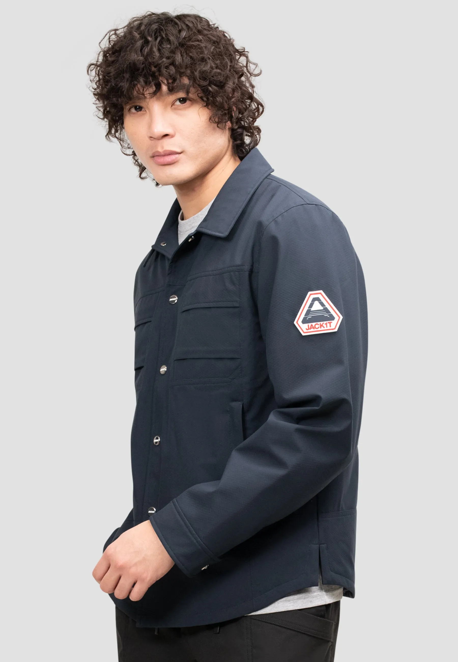 Eden Shirt Jacket Navy sold by JACK1T product image thumbnail 5