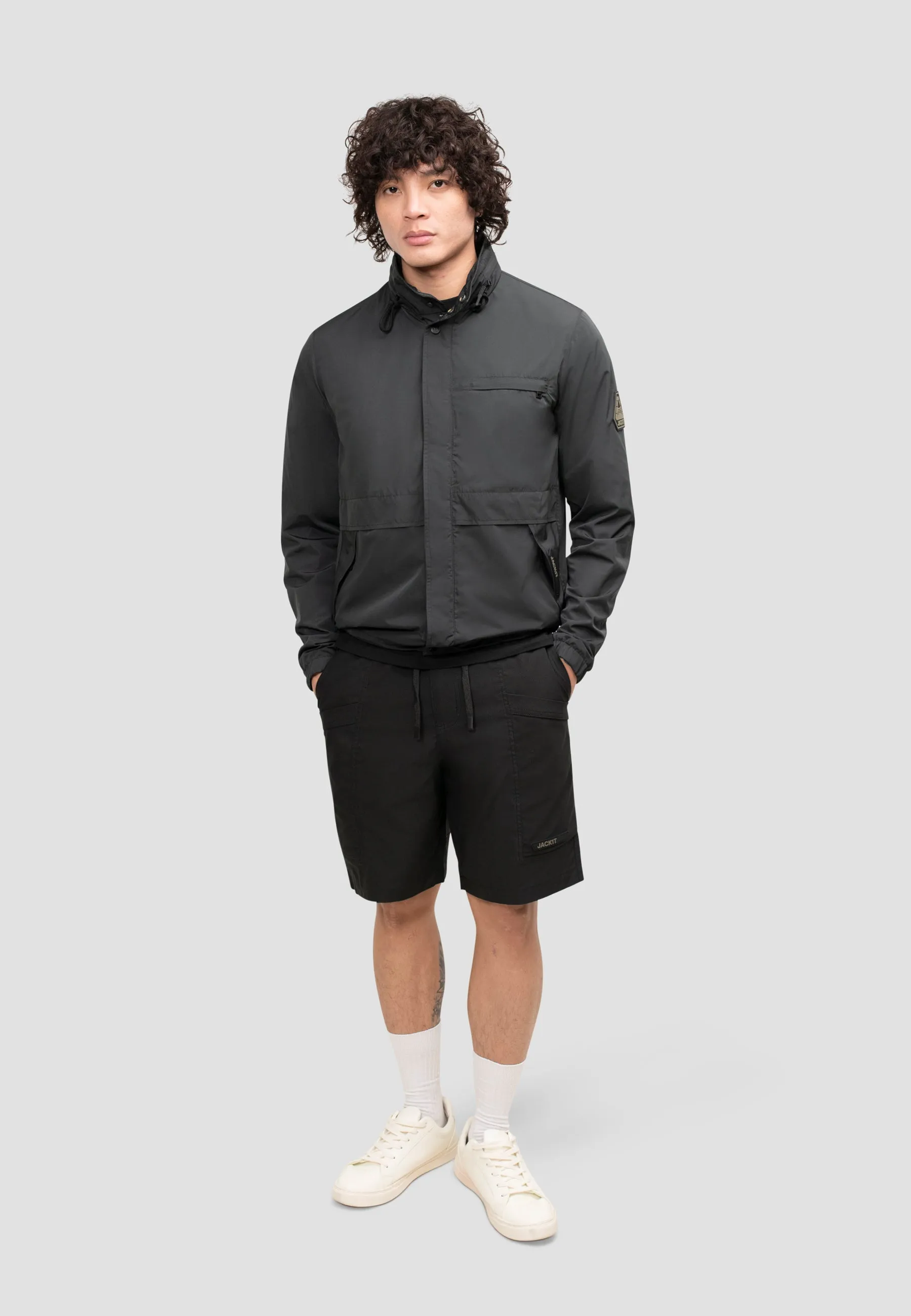 Atlas Lightweight Windbreaker Black sold by JACK1T product image thumbnail 3